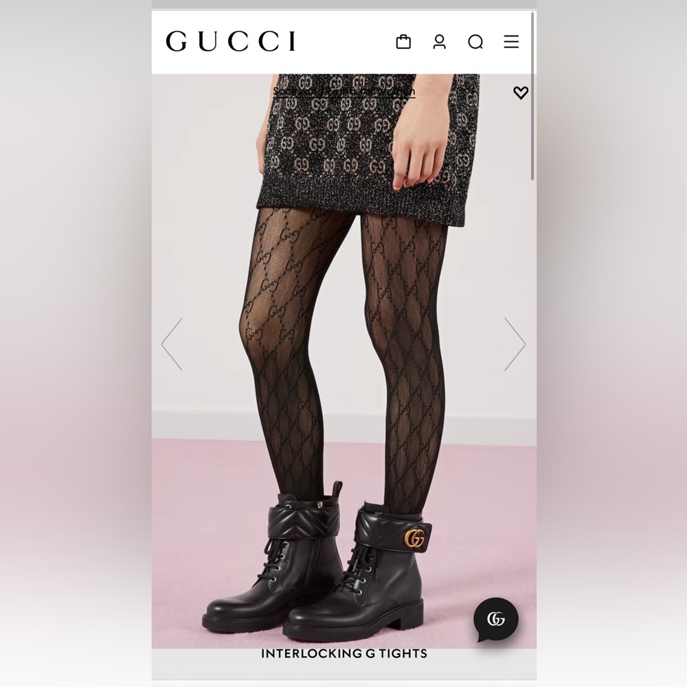 Gucci interlocking G logo tights